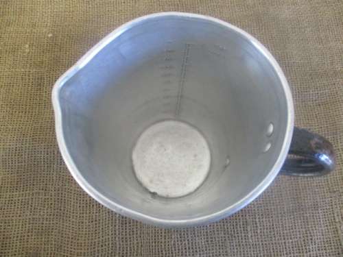 Lovely Vintage Aluminum 1Liter Measuring Jug