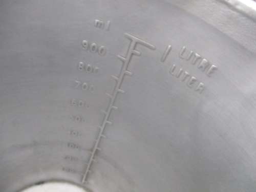 Lovely Vintage Aluminum 1Liter Measuring Jug