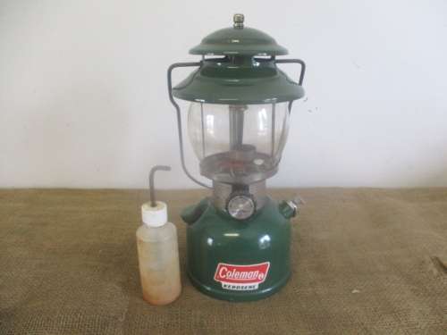 Very Beautiful Vintage Coleman Model 201 Kerosene Lantern By Coleman Co.Inc. Cansas  USA    1976
