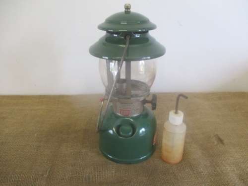 Very Beautiful Vintage Coleman Model 201 Kerosene Lantern By Coleman Co.Inc. Cansas  USA    1976