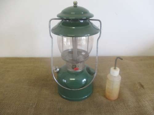 Very Beautiful Vintage Coleman Model 201 Kerosene Lantern By Coleman Co.Inc. Cansas  USA    1976