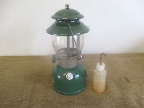 Very Beautiful Vintage Coleman Model 201 Kerosene Lantern By Coleman Co.Inc. Cansas  USA    1976