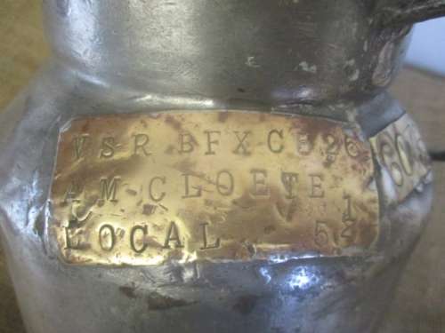 Characterful Vintage One Gallon Farm Metal Cream Can