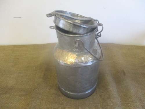 Characterful Vintage One Gallon Farm Metal Cream Can