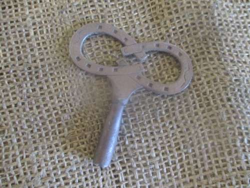 Real Beautiful Antique/Vintage German R=A Wall Clock With Original Key      Approx 1920's - 1930's