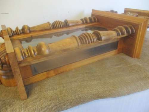 Real Beautiful Antique/Vintage German R=A Wall Clock With Original Key      Approx 1920's - 1930's