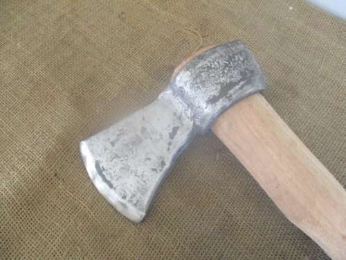 For Sarel's Bid Only - Solid Steel Vintage 4lb Wood Spliting Axe