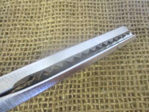 Nice Vintage 7 1/2" / 195mm Dolores Sawtoothed Pinking Scissor And An Old Dressmaking Book