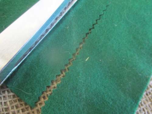 Nice Vintage 7 1/2" / 195mm Dolores Sawtoothed Pinking Scissor And An Old Dressmaking Book