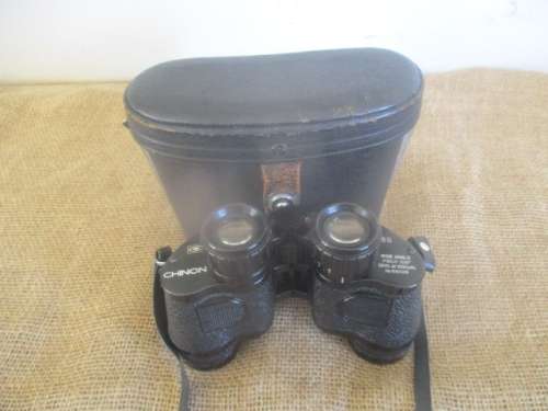 Popular Vintage Chinon 7 X 35 Wide Angle Field 10.5' Binocular In Original  Case