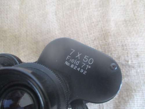 Nice Vintage Plano 7 X 50 Field 71' Binocular In Original  Case