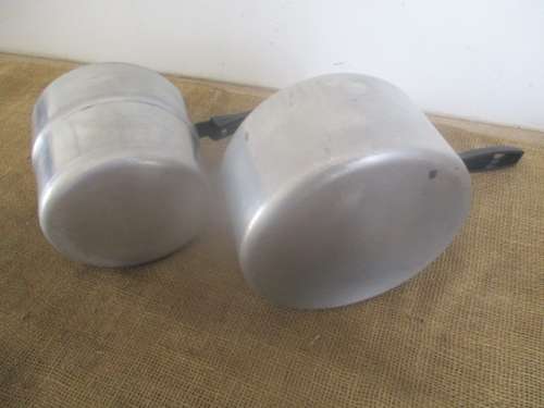 Beautiful Old Hart Aluminum Double Boiler