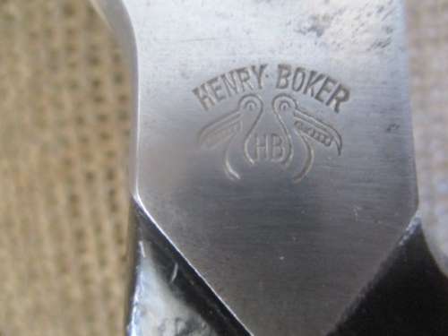 Nice Vintage 10" / 260mm Henry Boker 5062E Pinking Scissor                      Made In Germany