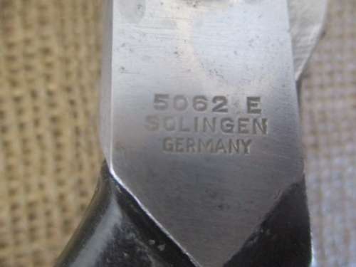 Nice Vintage 10" / 260mm Henry Boker 5062E Pinking Scissor                      Made In Germany