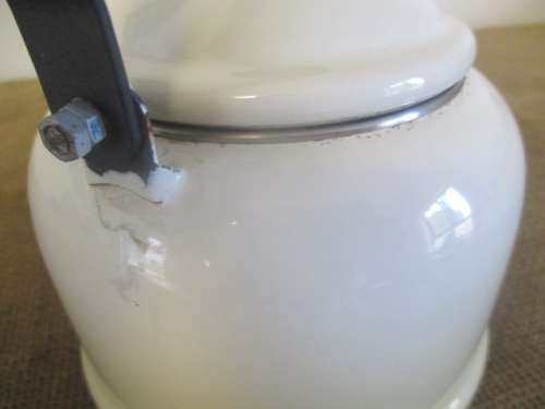 Very Nice Le Creuset Enamel Coating 1.25 US Quarts / 1.1 Litres Whistling Kettle
