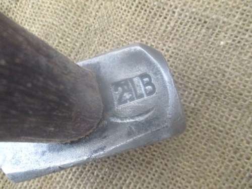 Nice And Solid Steel Vintage 2 1/2lb Club Hammer