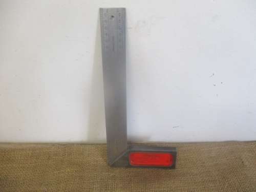 Beautiful Ebishu All Metal 30cm Engineers Square            Made In Japan