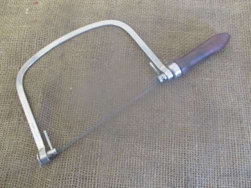 Nice 6" Carpenter's Deep Fret Coping Saw             Made In Japan