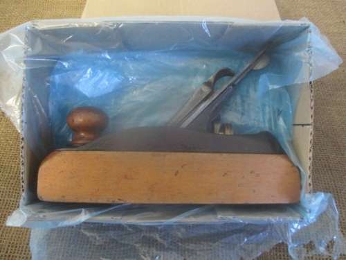 Ultra Super Rare..This Antique Stanley Bailey Rule & Level Co No 24 Wooden Plane    Canada