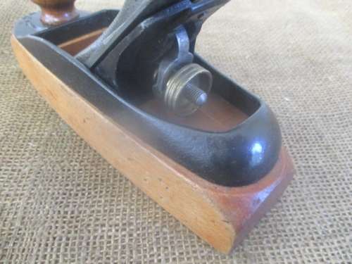 Ultra Super Rare..This Antique Stanley Bailey Rule & Level Co No 24 Wooden Plane    Canada