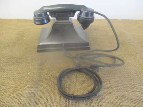 Genuine Vintage 1930's Siemens Brothers & Co Ltd London Bakelite Rotary Dail Table Telephone