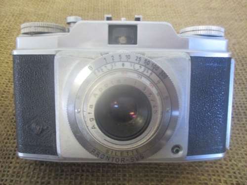 Real Vintage Agfa SLR 35mm Film Camera In Original Leather Pouch With Shoulder Strap     Germany
