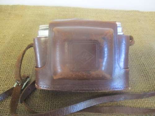 Real Vintage Agfa SLR 35mm Film Camera In Original Leather Pouch With Shoulder Strap     Germany
