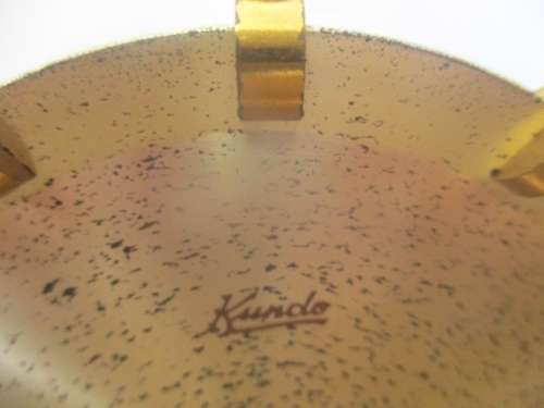 Vintage Kundo Kieninger & Obergfell Anniversary Clock With Glass Dome            Western-Germany