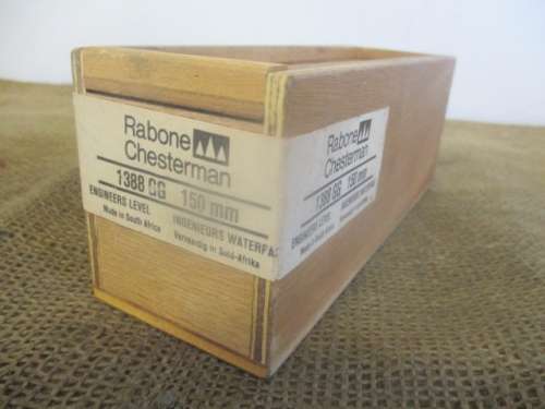 Beautiful Vintage Rabone Chesterman 1388GG 150mm Metal Engineers Spirit Level         MIB         SA