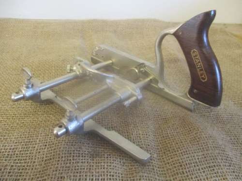 Fantastic Vintage Stanley No 50 Combination Plough Plane With 8 Cutters In Original Packaging