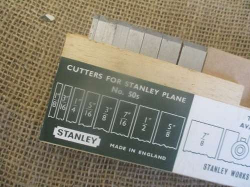 Fantastic Vintage Stanley No 50 Combination Plough Plane With 8 Cutters In Original Packaging