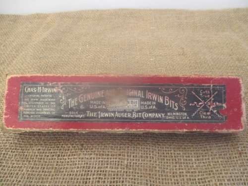 Genuine Vintage Irwin Micro-Dial Expansive No 22 Auger Drill Bit In Original Packaging