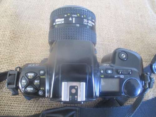 Vintage Nikon AF N6006 35mm SLR Film Camera With Shoulder Strap       1991