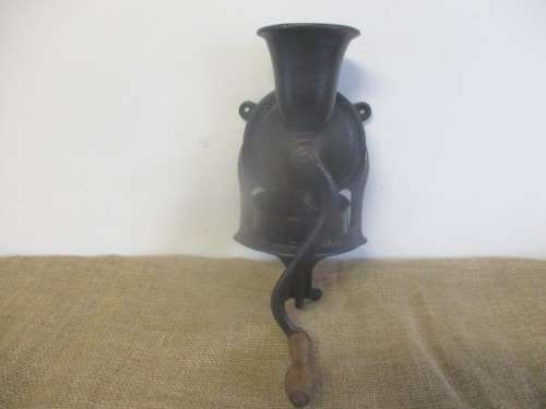 Beautiful Complete Vintage Cast Iron No 3 Lovelock Coffee Grinder With Original Catch Tray