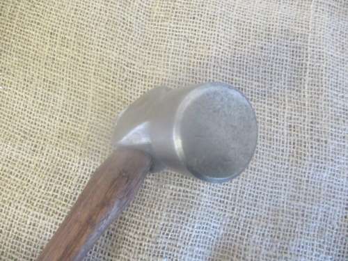 Beautiful Old Heavy Duty Solid Steel 2lb Ball Pein Hammer