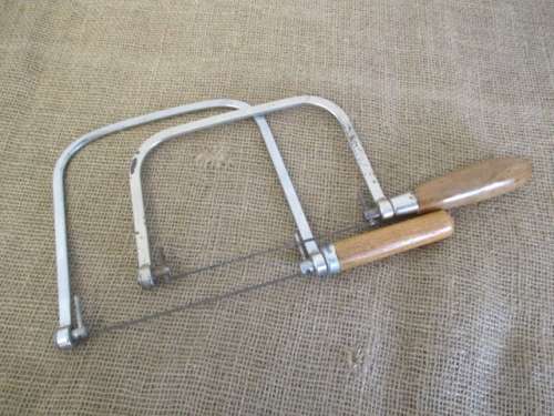 Two Very Nice 7` & 5` Deep Fret Coping Saws With Blades
