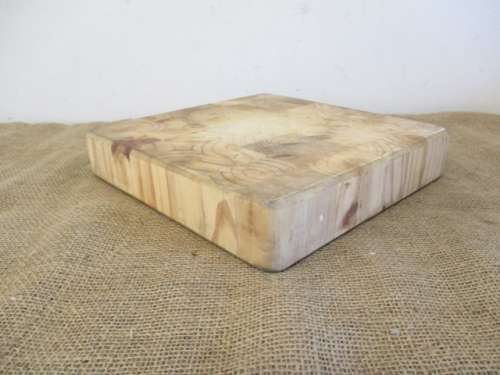Real Super Nice Sizable Professional Butcher's Solid Wooden Meat Block