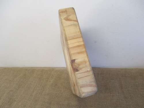 Real Super Nice Sizable Professional Butcher's Solid Wooden Meat Block