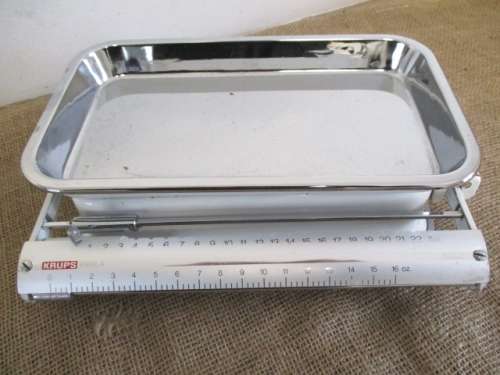 Lovely Vintage Krups Perla 22lb Kitchen Scale                 Approx 1960's         Made in Germany