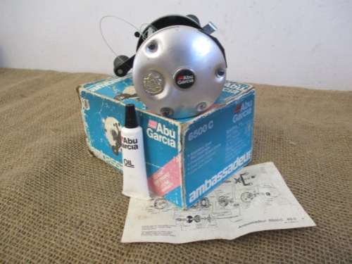 Very Nice Ambassadeur Abu Garcia 6500 C Reel In Original Packaging       Made In Sweden