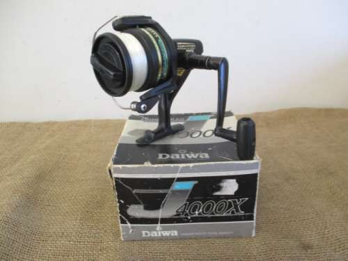 Very Good Daiwa J4000X Front Drag Fishing Reel In Original Packaging       Made In Japan