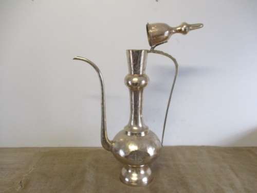 Massive Vintage Solid Brass Indian Dallah Kettle