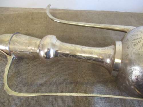 Massive Vintage Solid Brass Indian Dallah Kettle
