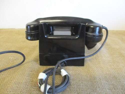 Beautiful Old Vintage Siemens Brothers British (Pty) Ltd Johannesburg Bakelite Desk Telephone
