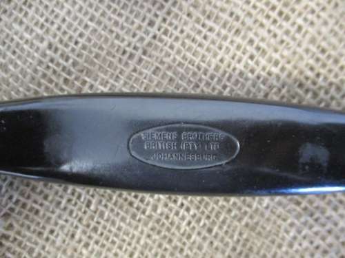 Beautiful Old Vintage Siemens Brothers British (Pty) Ltd Johannesburg Bakelite Desk Telephone