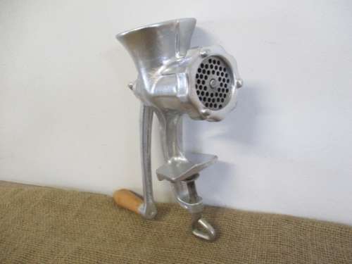 Beautiful And Complete Vintage Cast Iron No 5 SWM Meat Mincer          Made In Germany