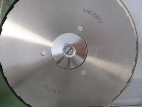 Pineware With A Difference... Very Beautiful Vintage Pineware Stainless Bread Slicer