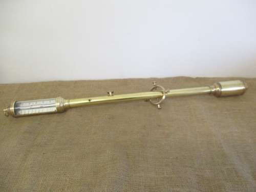 Ultra Super Rare : Vintage Brass J.J.B.L.M.16 a 22 R.N.Destesso Lisbon Marine Barometer