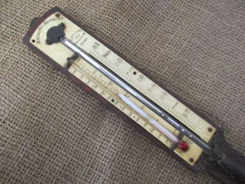 Ultra Super Rare : Vintage Brass J.J.B.L.M.16 a 22 R.N.Destesso Lisbon Marine Barometer