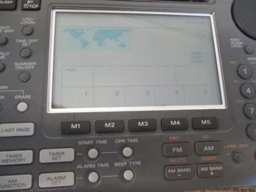Rare Vintage LW/MW/SW/FM Stereo Sony World Band Receiver ICF - SW55